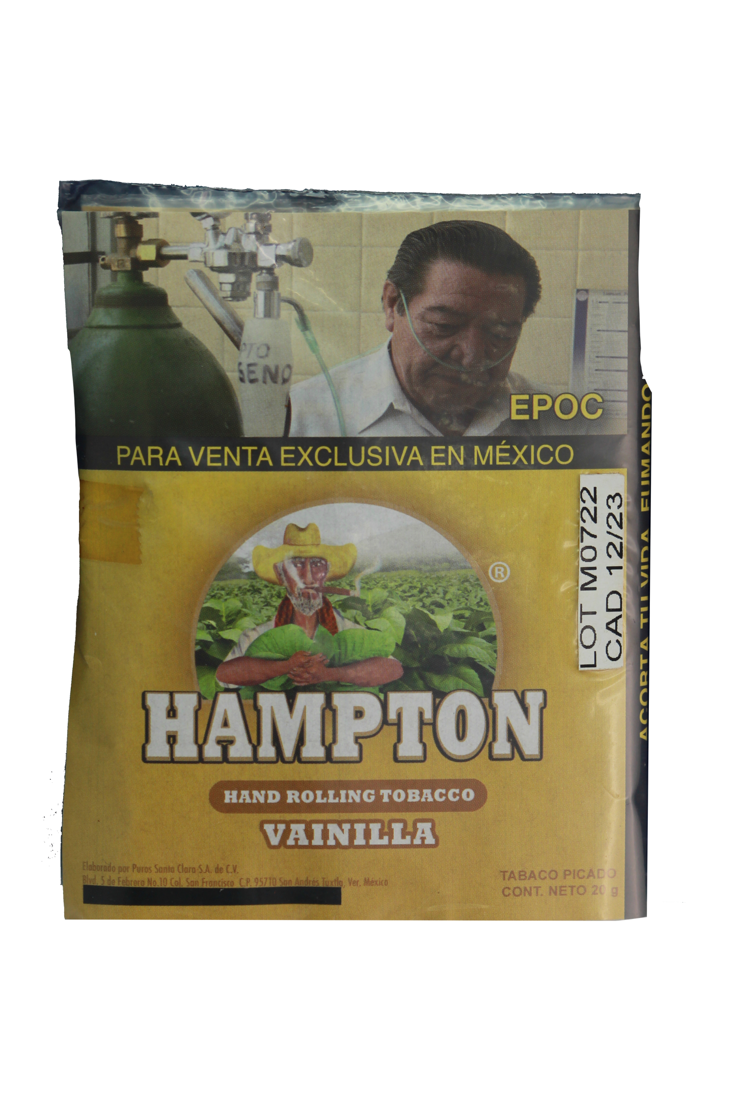 TABACO PICADO HAMPTON VAINILLA