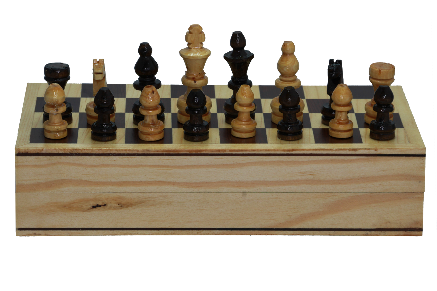 AJEDREZ INGLÉS DE MADERA 25CM