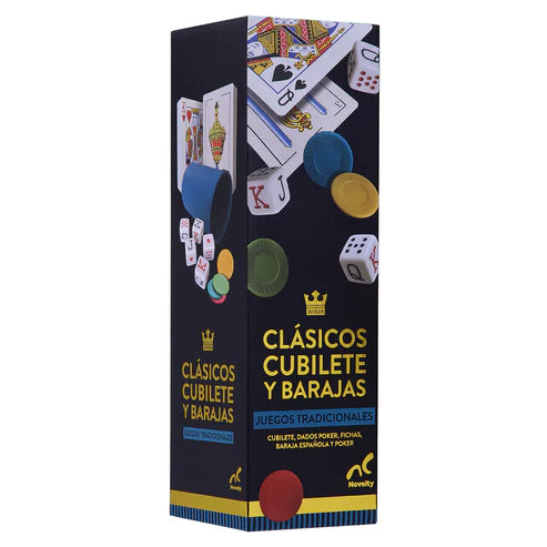 JUEGO DE CUBILETE Y BARAJAS