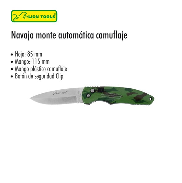 NAVAJA MONTE AUTOMÁTICA CAMUFLAJE