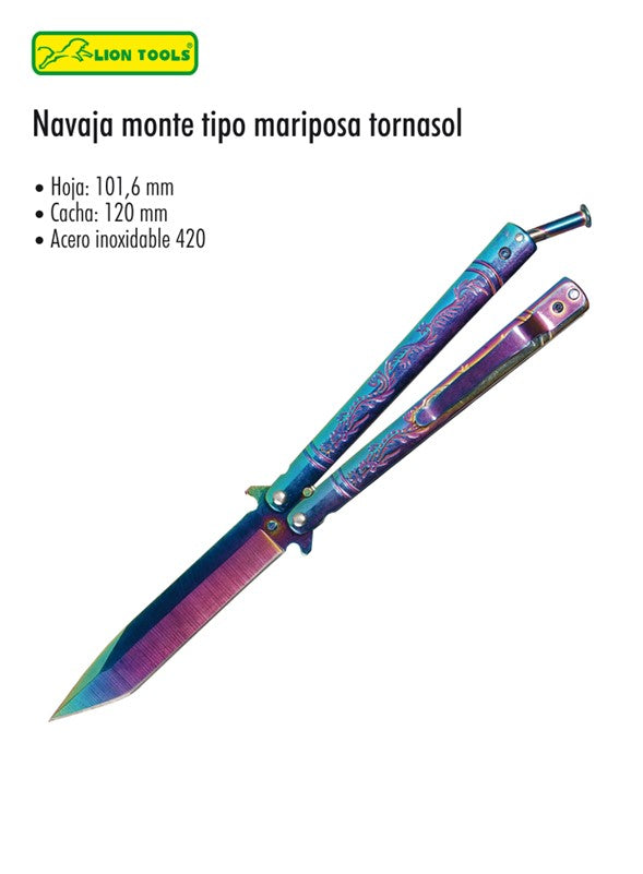 NAVAJA MONTE TIPO MARIPOSA TORNASOL