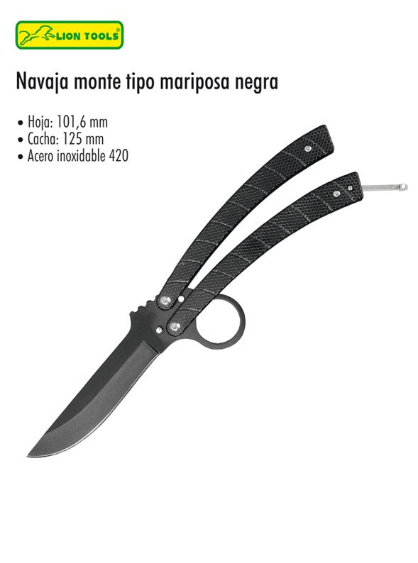 NAVAJA MONTE TIPO MARIPOSA NEGRA