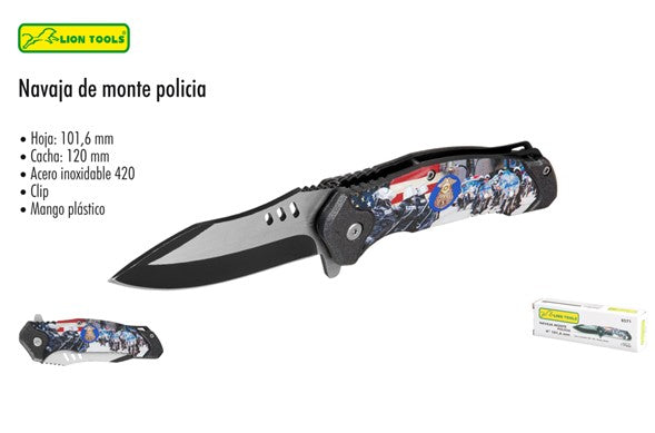 NAVAJA MONTE POLICÍA