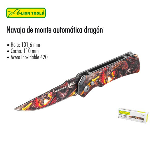 NAVAJA MONTE AUTOMÁTICA DRAGÓN