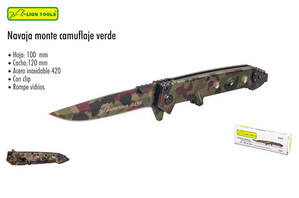 NAVAJA MONTE CAMUFLAJE VERDE