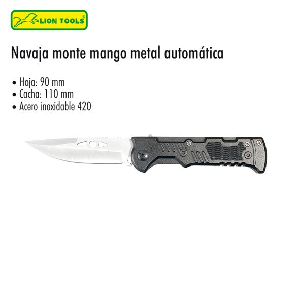 NAVAJA MONTE MANGO METAL AUTOMÁTICA