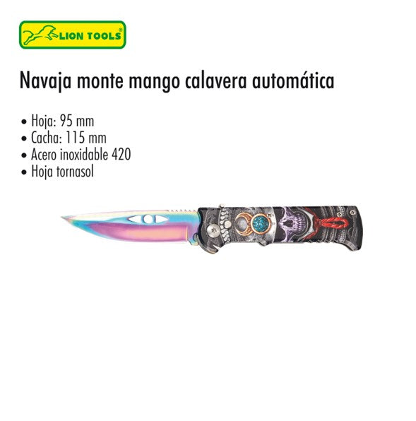 NAVAJA MONTE MANGO CALAVERA AUTOMÁTICA