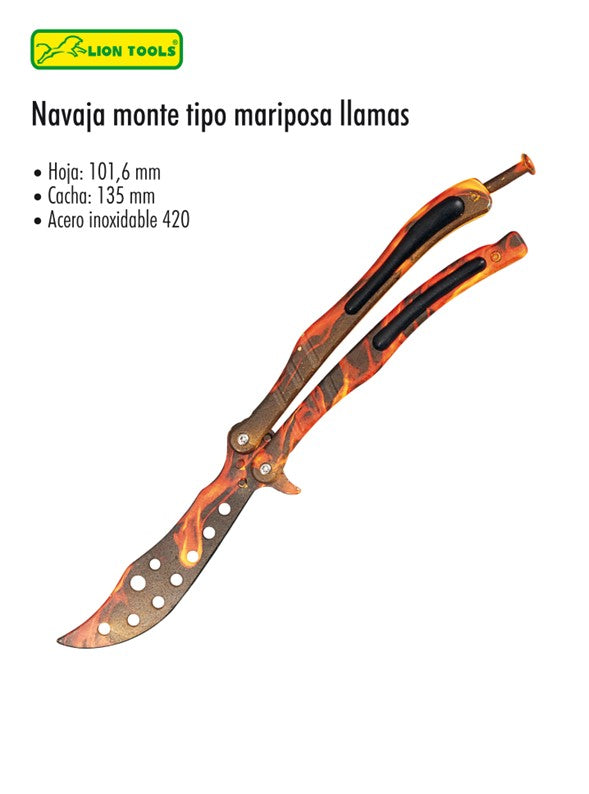 NAVAJA MONTE TIPO MARIPOSA LLAMAS