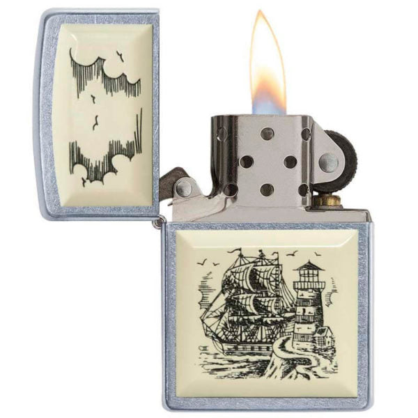 ENCENDEDOR ZIPPO BARCO VELERO
