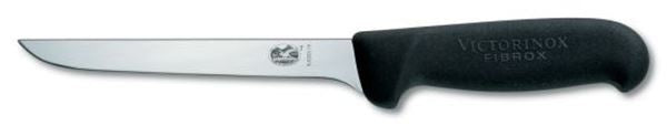 CUCHILLO DE COCINA FILETERO RECTO NEGRO