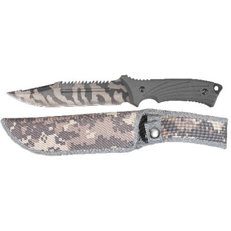 CUCHILLO CAMUFLAJEADO CON FUNDA