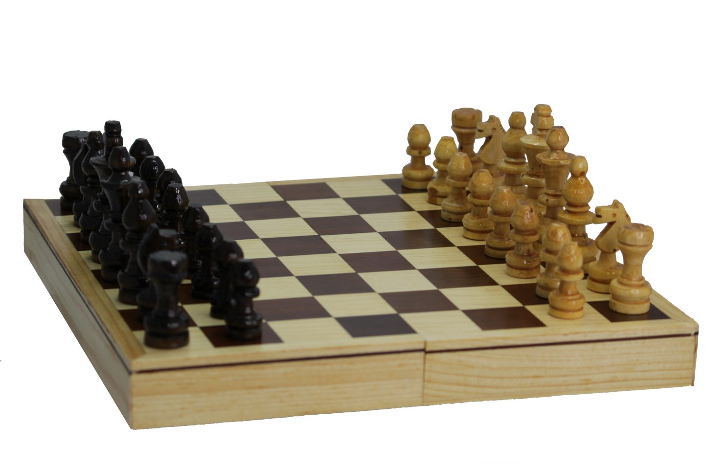 AJEDREZ INGLÉS DE MADERA 25CM