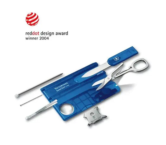 SWISS CARD LITE AZUL TRANSPARENTE
