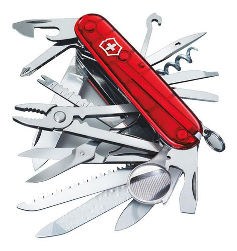 NAVAJA SWISS CHAMP ROJO TRANSPARENTE