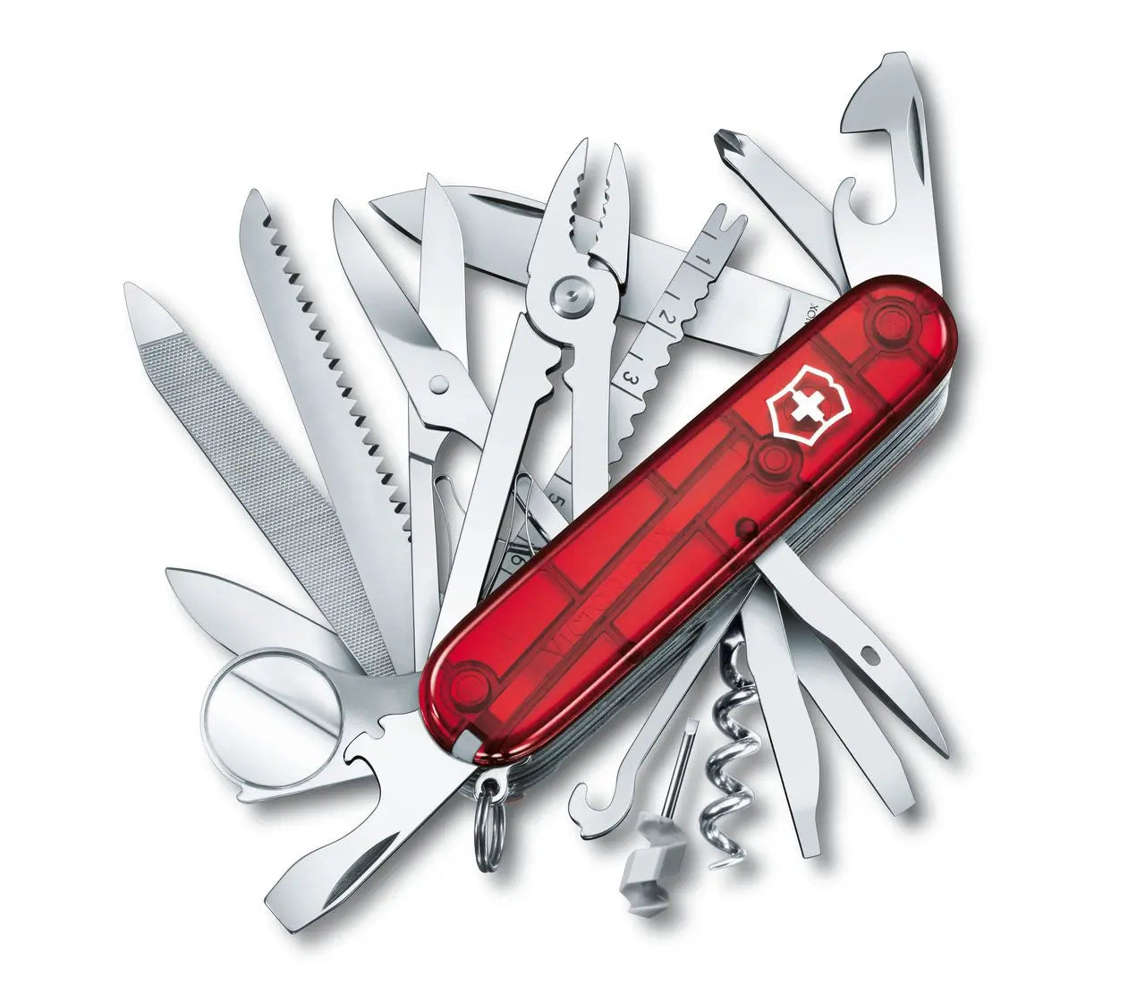 NAVAJA SWISS CHAMP ROJO TRANSPARENTE