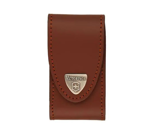 FUNDA DE PIEL CAFE PARA NAVAJA MULTIHERRAMIENTA 91MM